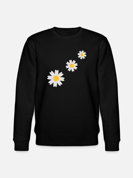 3_flowers - Stanley/Stella CHANGER Unisex Organic Sweatshirt - black