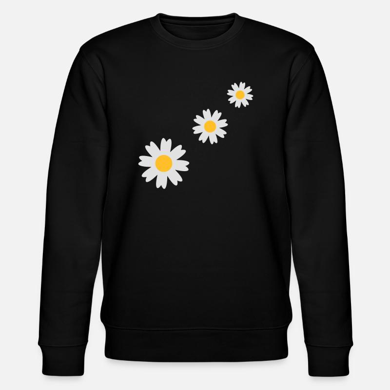 3_flowers - Sweat bio CHANGER Stanley/Stella Unisexe - noir