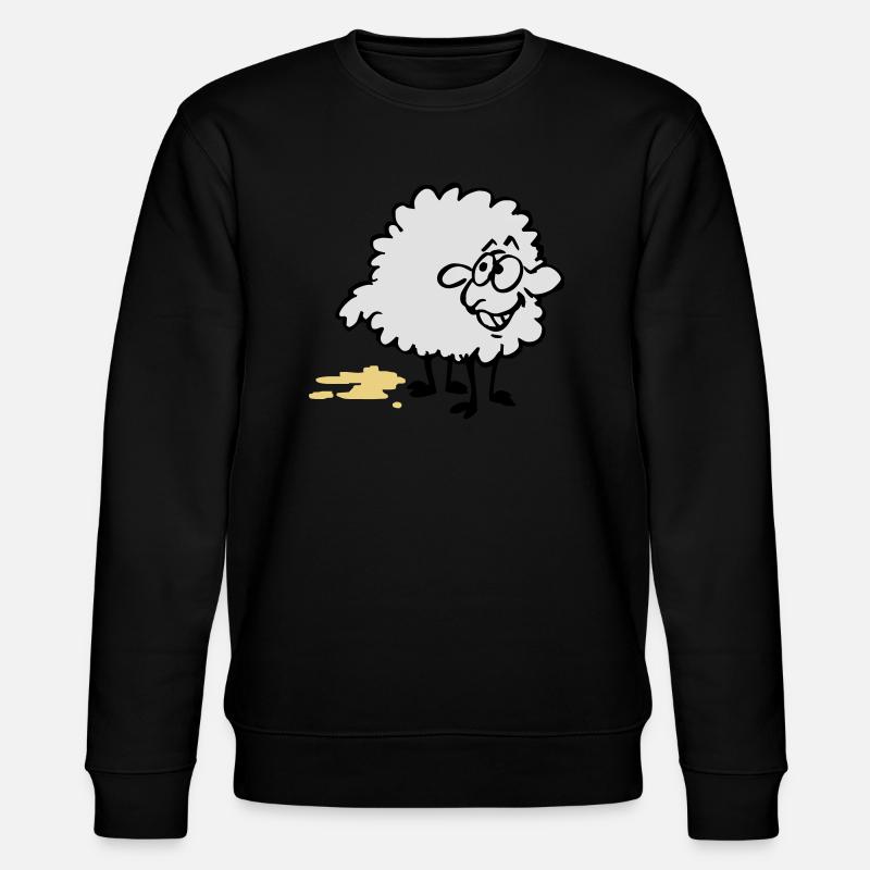 Piss Schaf - Stanley/Stella Unisex Bio-Sweatshirt CHANGER  - Schwarz