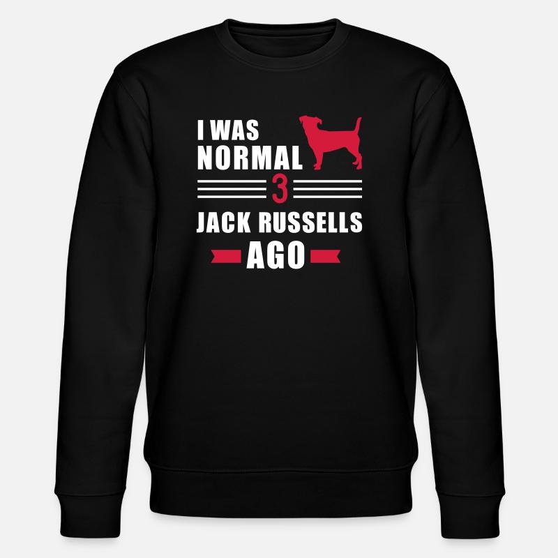 Jack Russell - Stanley/Stella Unisex Bio-Sweatshirt CHANGER - Schwarz