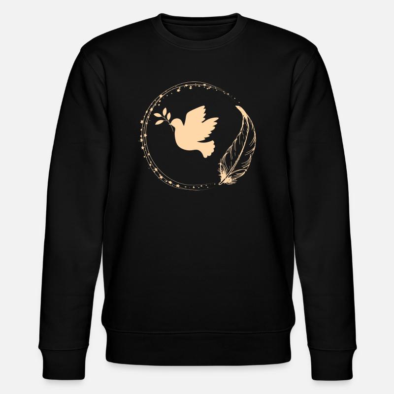 Peace and tranquility.. - Stanley/Stella CHANGER Unisex Organic Sweatshirt - black