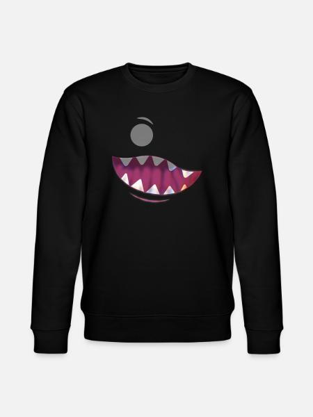 Kleines Monster - Stanley/Stella Unisex Bio-Sweatshirt CHANGER  - Schwarz