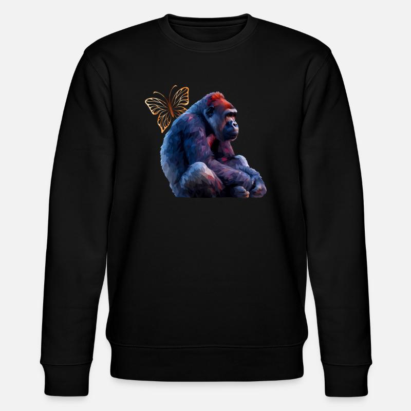 Singe - Sweat bio CHANGER Stanley/Stella Unisexe - noir