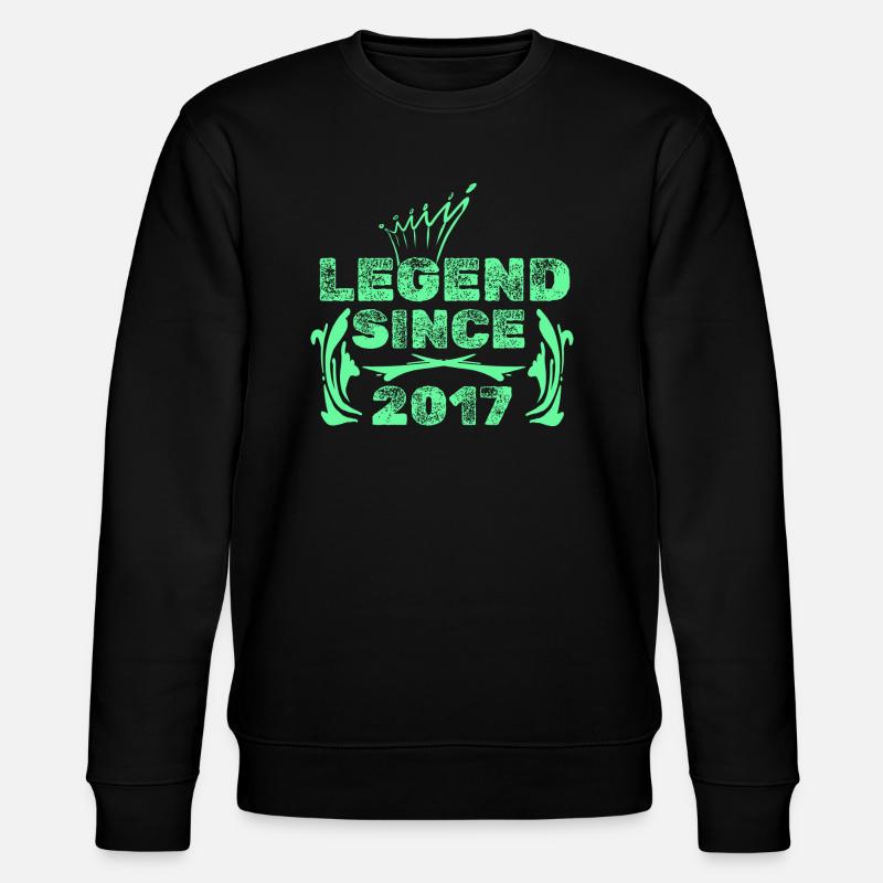 2017 - Stanley/Stella Unisex Bio-Sweatshirt CHANGER  - Schwarz