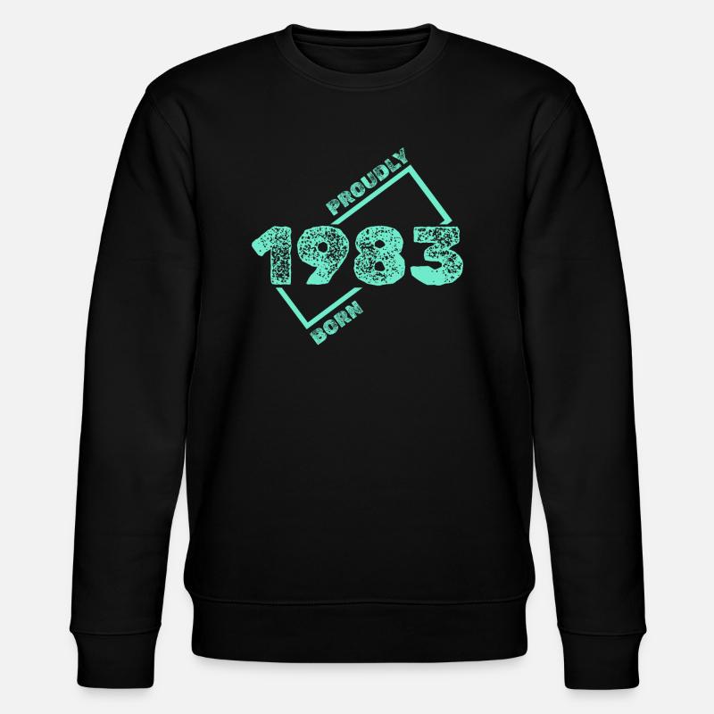 1983 - Stanley/Stella Unisex Bio-Sweatshirt CHANGER  - Schwarz