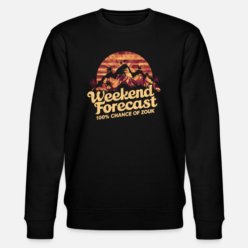 Zouk Dance Gift - Stanley/Stella CHANGER Unisex Organic Sweatshirt - black