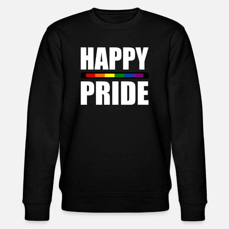 Happy pride - Sweat bio CHANGER Stanley/Stella Unisexe - noir