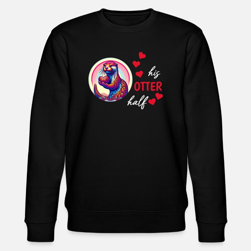 Otter half liebe geschenk - Stanley/Stella Unisex Bio-Sweatshirt CHANGER  - undefined