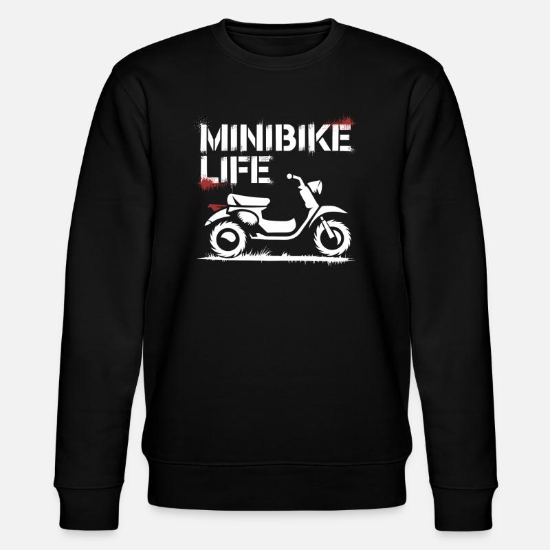 Fahrspaß mit Minibikes - Stanley/Stella Unisex Bio-Sweatshirt CHANGER  - Schwarz
