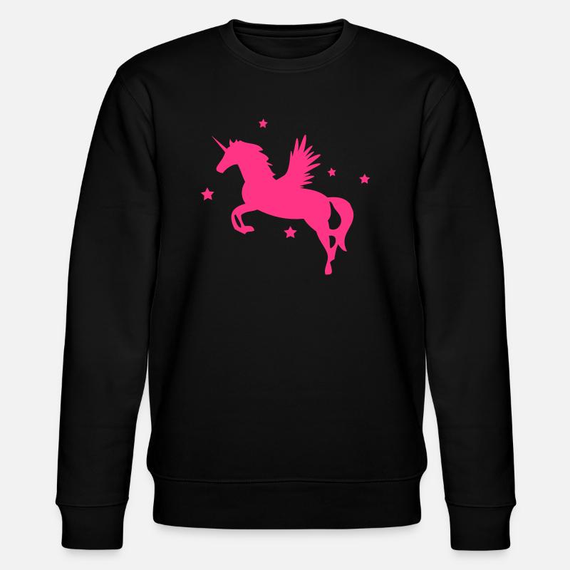 pegasus - Stanley/Stella Unisex Bio-Sweatshirt CHANGER  - Schwarz