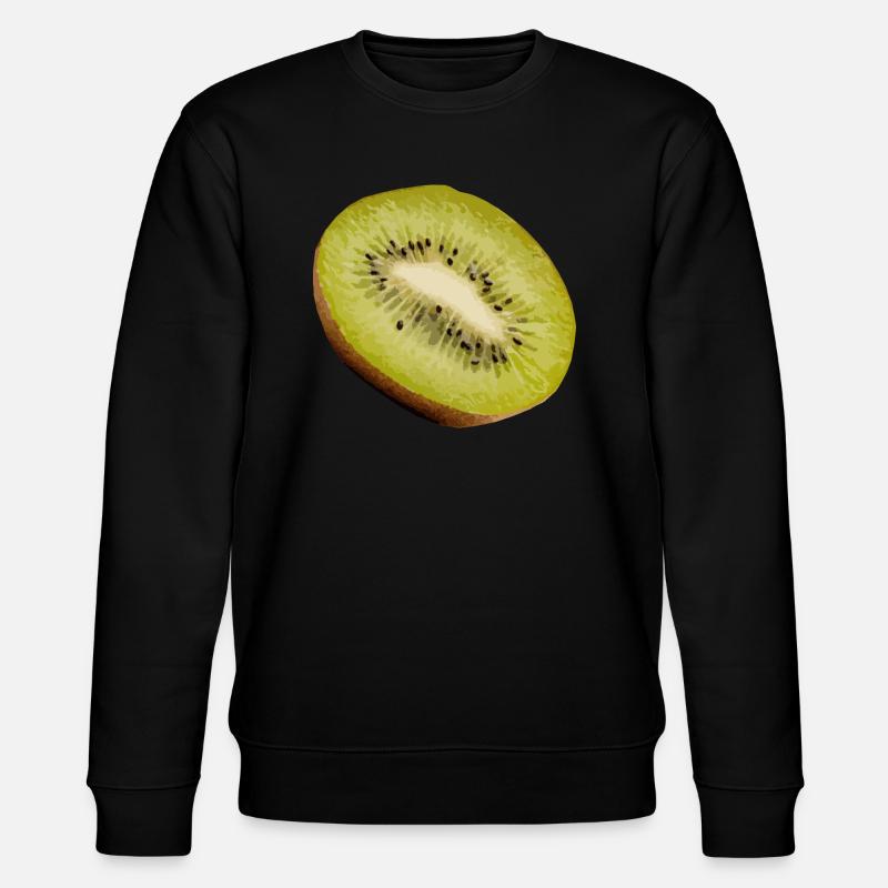 Kiwi - Stanley/Stella Unisex Bio-Sweatshirt CHANGER  - Schwarz