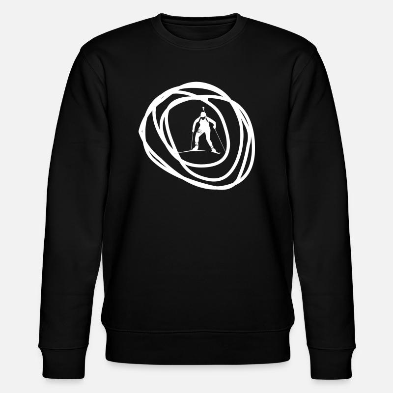 Biathlon Ski - Sweat bio CHANGER Stanley/Stella Unisexe - noir