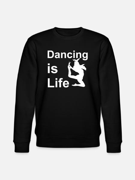 Dancing Dance Music - Stanley/Stella CHANGER Unisex Organic Sweatshirt - black