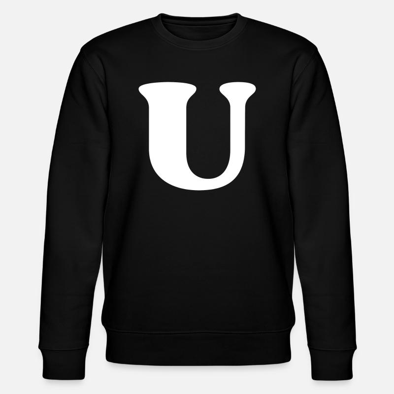 Lettre u - Sweat bio CHANGER Stanley/Stella Unisexe - noir