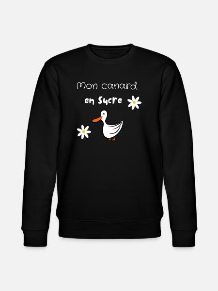 Mon canard en sucre - Sweat bio CHANGER Stanley/Stella Unisexe - noir