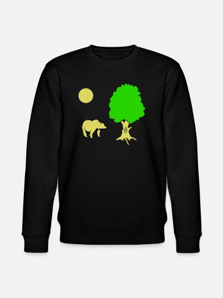 Bear Tree - Stanley/Stella CHANGER Unisex Organic Sweatshirt - black