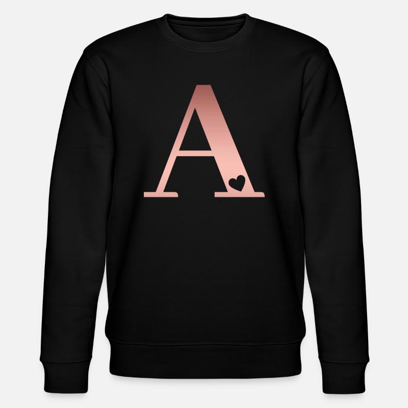 Brief an Roségold - Stanley/Stella Unisex Bio-Sweatshirt CHANGER  - Schwarz