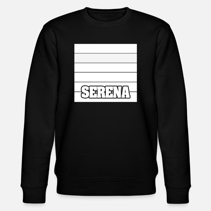 Woman's name Serena - Stanley/Stella CHANGER Unisex Organic Sweatshirt - black