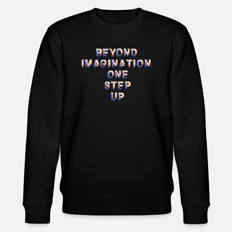 Your imagination is your power - Stanley/Stella CHANGER Unisex Organic Sweatshirt - black