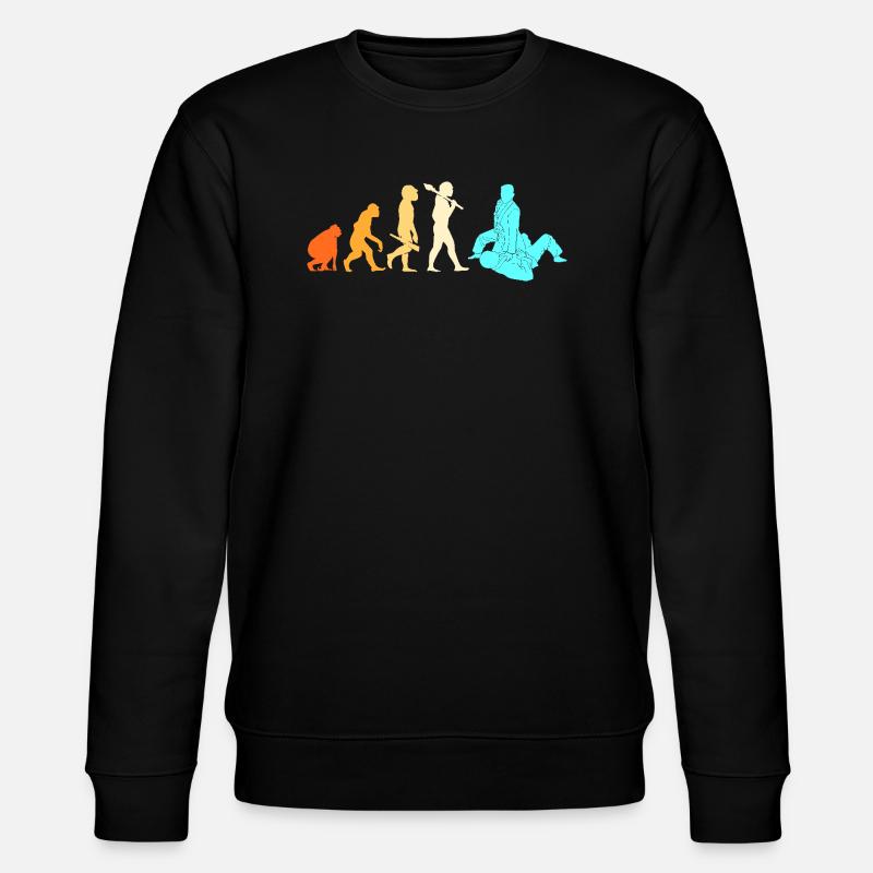 Jiu Jitsu Self Defense - Stanley/Stella CHANGER Unisex Organic Sweatshirt - black