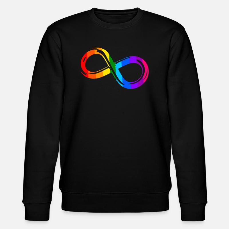 Different, Not Less – Autism Acceptance - Stanley/Stella CHANGER Unisex Organic Sweatshirt - black