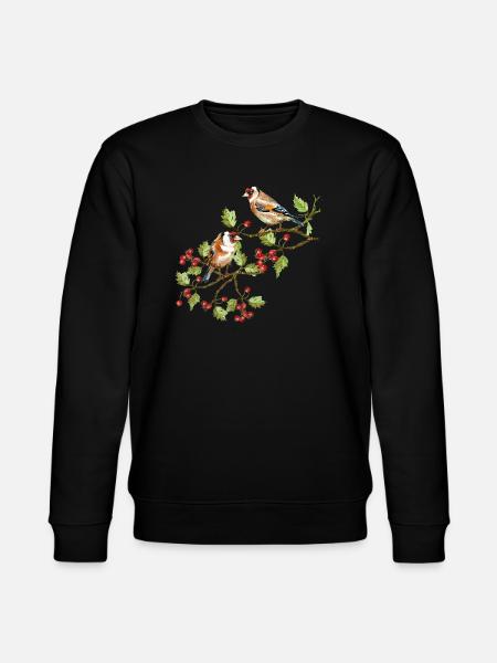 Bunte Vögel - Stanley/Stella Unisex Bio-Sweatshirt CHANGER - Schwarz