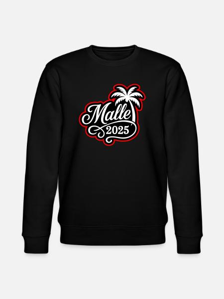 Malle 2025 Palm Tree - Stanley/Stella CHANGER Unisex Organic Sweatshirt - black