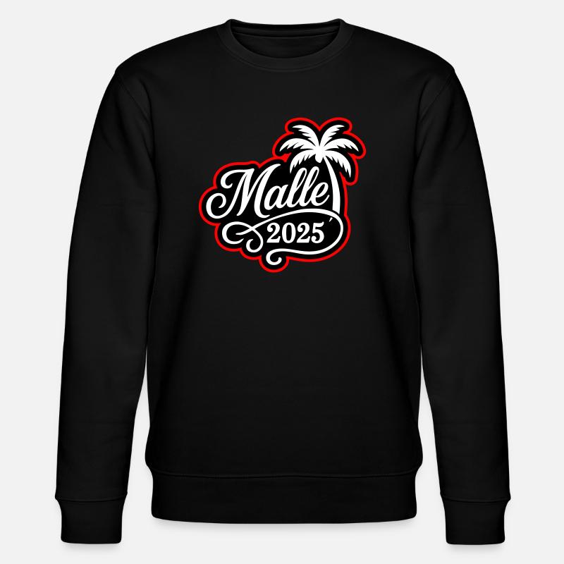 Malle 2025 Palm Tree - Stanley/Stella CHANGER Unisex Organic Sweatshirt - black