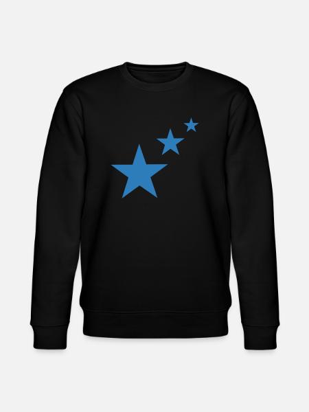 Sterne - Stanley/Stella Unisex Bio-Sweatshirt CHANGER  - Schwarz