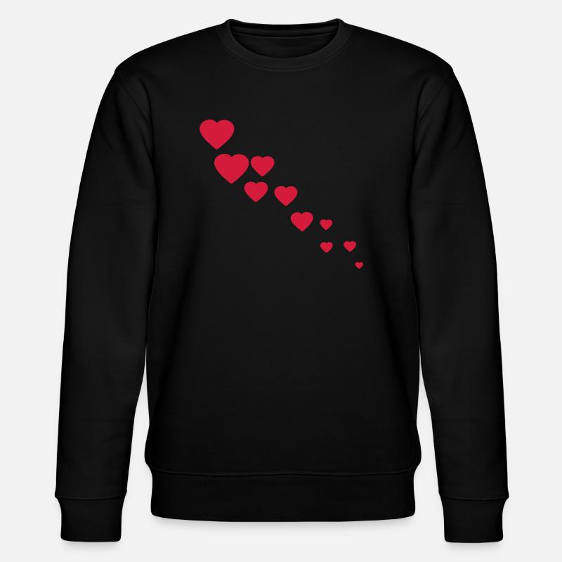 herzen - Stanley/Stella Unisex Bio-Sweatshirt CHANGER  - Schwarz