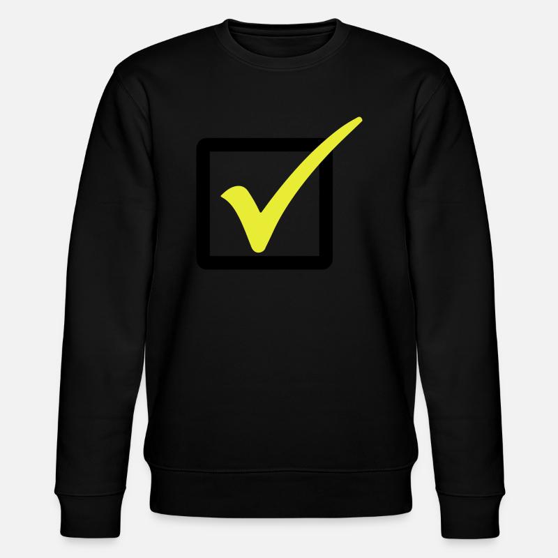 Ticked Off / Hook / Right 2c - Stanley/Stella CHANGER Unisex Organic Sweatshirt - black
