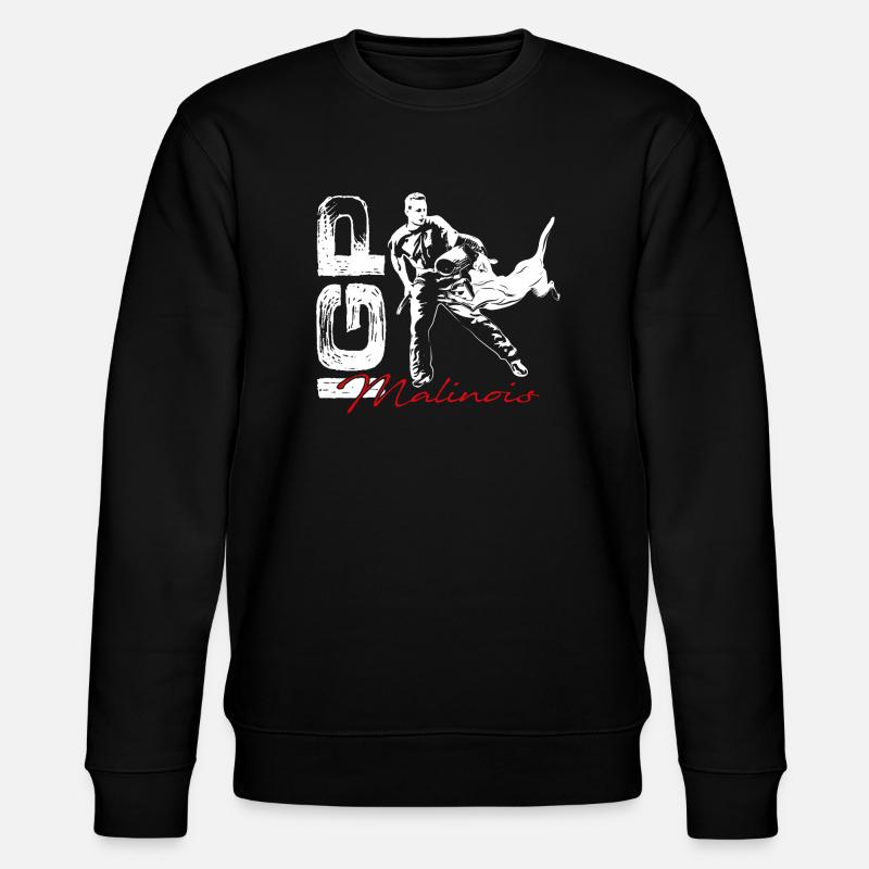 IGP Malinois - Stanley/Stella Unisex Bio-Sweatshirt CHANGER  - Schwarz