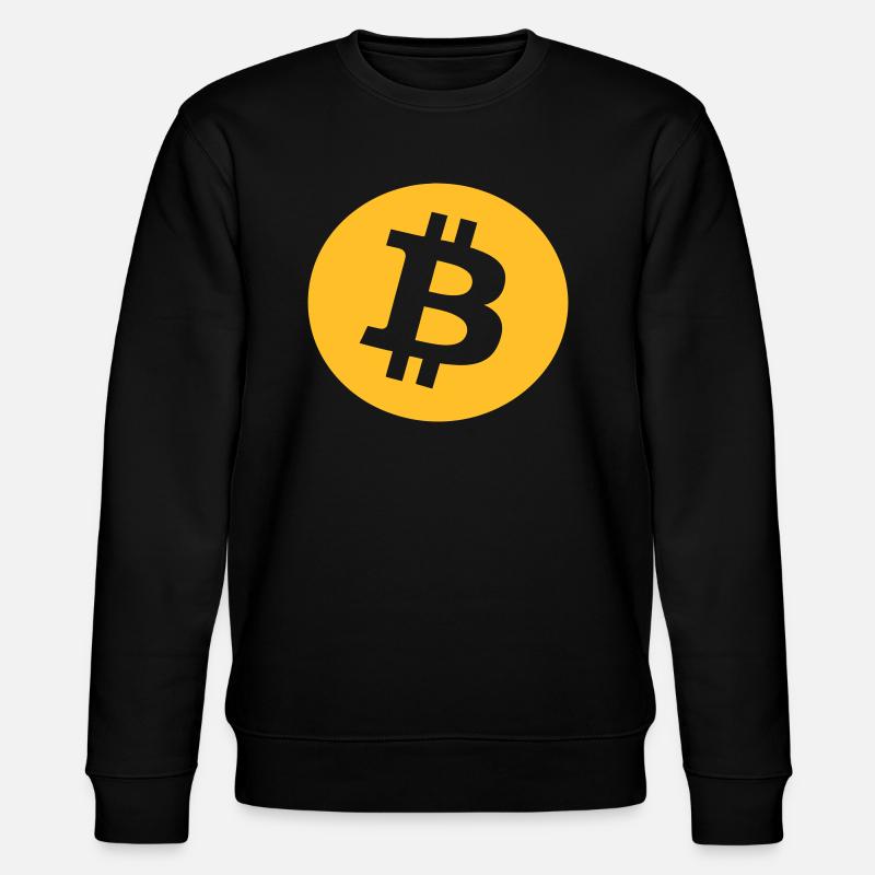 bitcoin - Stanley/Stella CHANGER Unisex Organic Sweatshirt - black