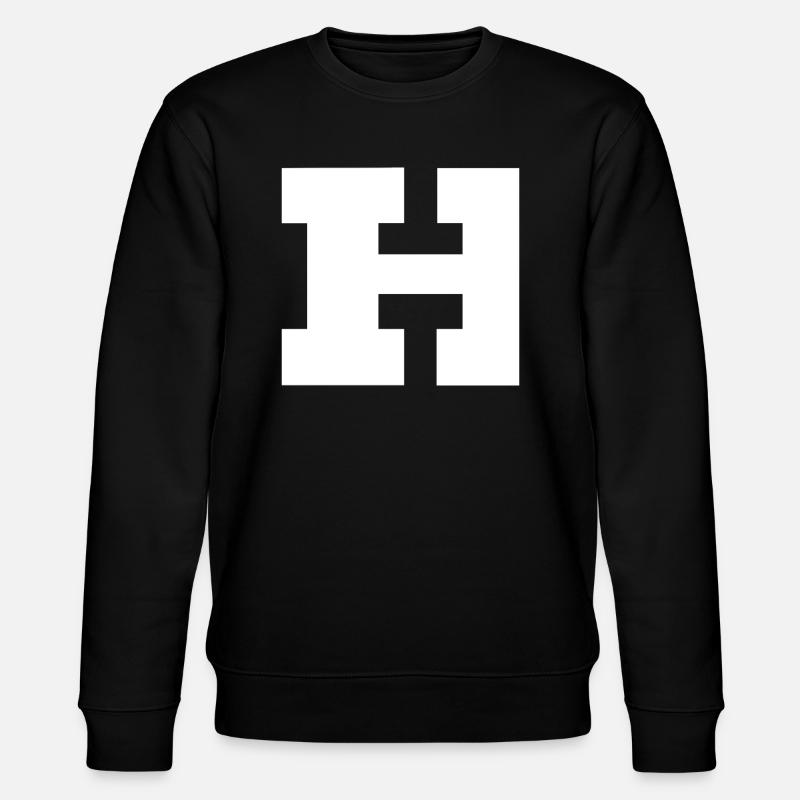 harvard H varsity - Stanley/Stella CHANGER Unisex Organic Sweatshirt - black