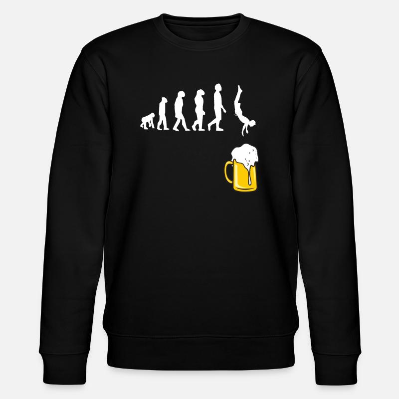 évolution bière - Sweat bio CHANGER Stanley/Stella Unisexe - noir