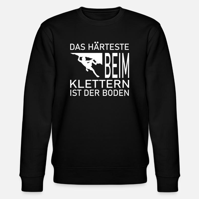 climbing - Stanley/Stella Unisex Bio-Sweatshirt CHANGER  - Schwarz