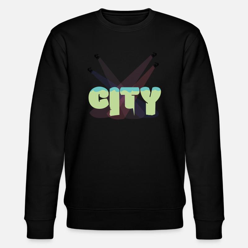 City - Stanley/Stella Unisex Bio-Sweatshirt CHANGER  - Schwarz