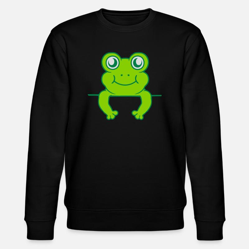 Bouclier Wall Frog Comic - Sweat bio CHANGER Stanley/Stella Unisexe - noir
