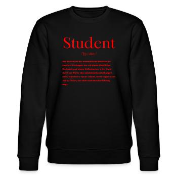 Student Definition - Stanley/Stella Unisex Bio-Sweatshirt CHANGER  - Schwarz - Vorne - Nik (191cm) & Marisol (170cm)