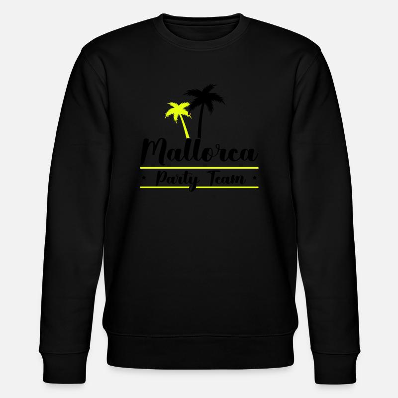 mallorca party team - Stanley/Stella Unisex Bio-Sweatshirt CHANGER  - Schwarz