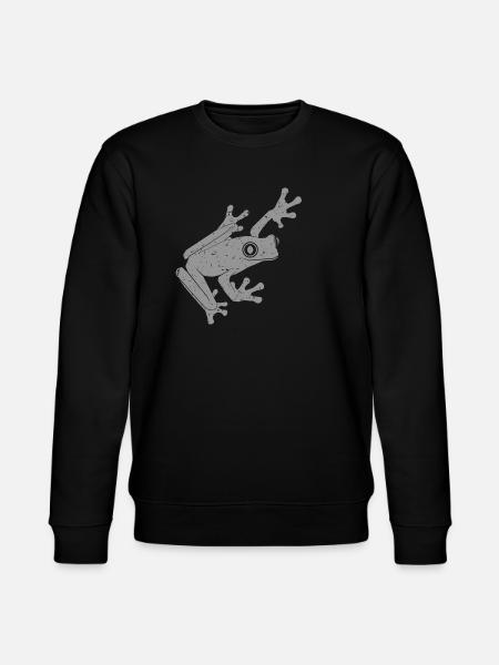 Frog - Stanley/Stella CHANGER Unisex Organic Sweatshirt - black