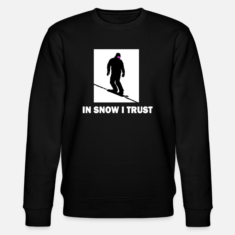 Snowboarder Freestyle Boarder Snowboard - Sweat bio CHANGER Stanley/Stella Unisexe - noir