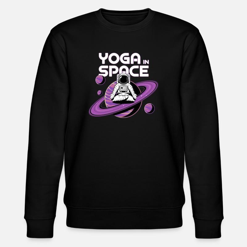 yoga dans l'espace - Sweat bio CHANGER Stanley/Stella Unisexe - noir