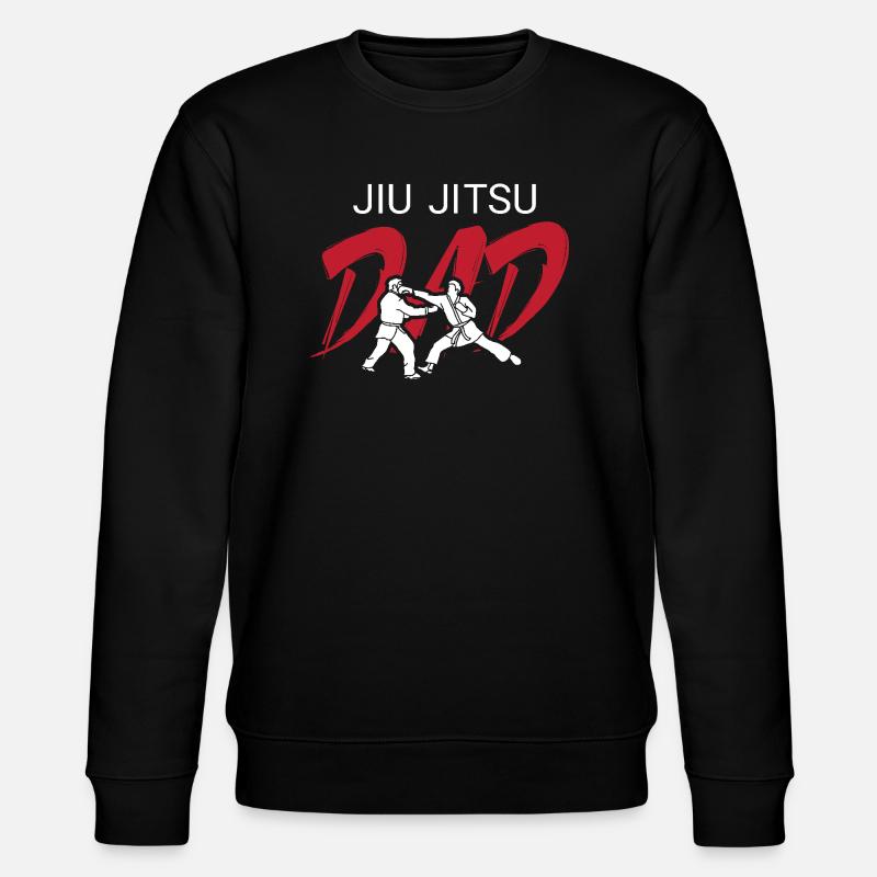 Jiu Jitsu Selbstverteidigung - Stanley/Stella Unisex Bio-Sweatshirt CHANGER - Schwarz