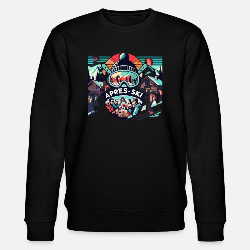 Apres ski - Stanley/Stella Unisex Bio-Sweatshirt CHANGER  - Schwarz