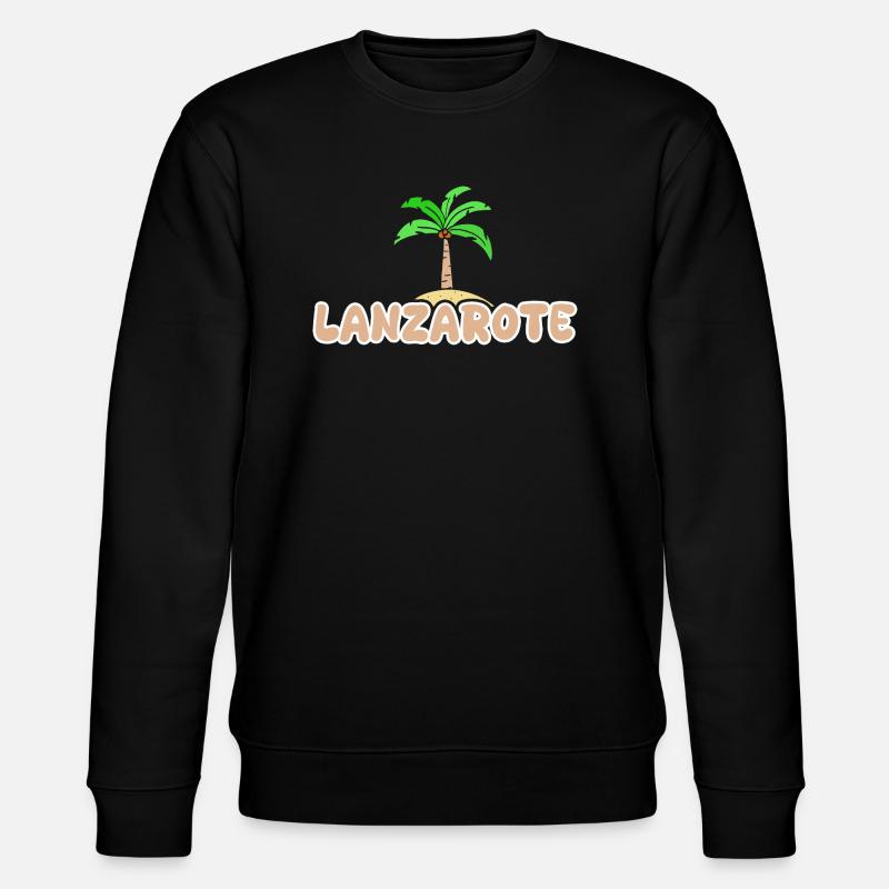 Lanzarote Lanzarote - Stanley/Stella Unisex Bio-Sweatshirt CHANGER  - Schwarz