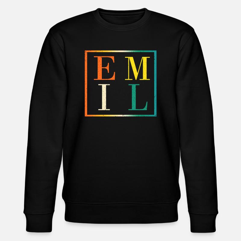 Emil - Stanley/Stella Unisex Bio-Sweatshirt CHANGER  - Schwarz