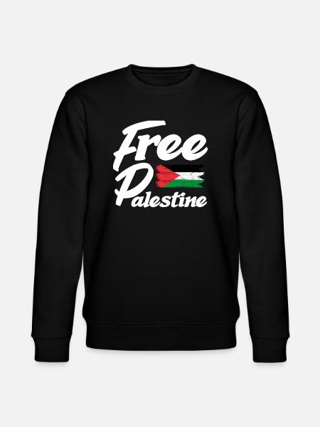 Palestine flag - Stanley/Stella CHANGER Unisex Organic Sweatshirt - black