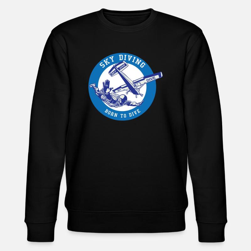 SKY Diving - Sweat bio CHANGER Stanley/Stella Unisexe - noir