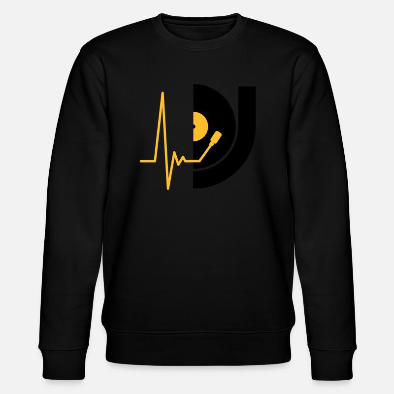 music_pulse_dj - Stanley/Stella Unisex Bio-Sweatshirt CHANGER  - Schwarz
